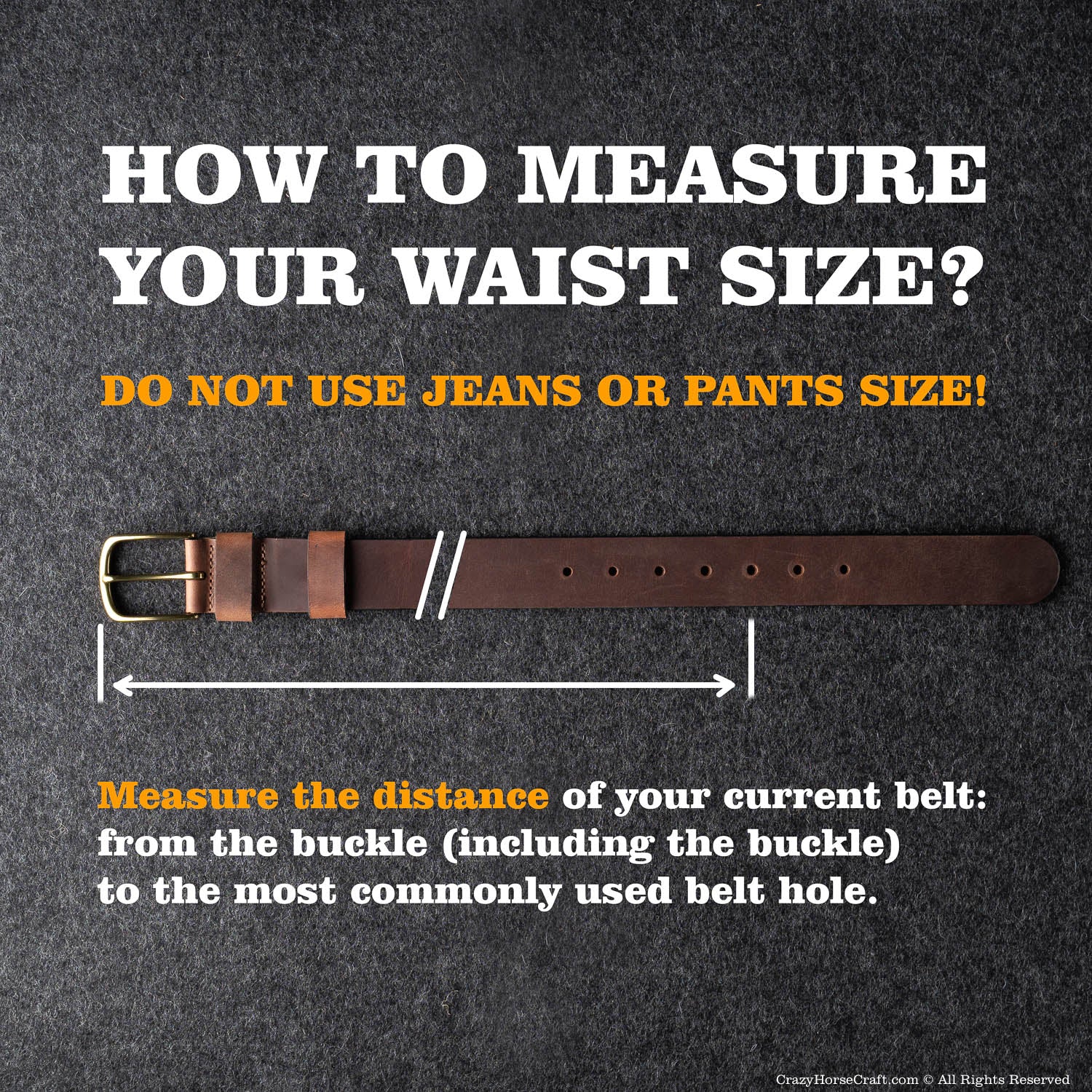 Vegetable Tanned Leather Belt | Classic Brown