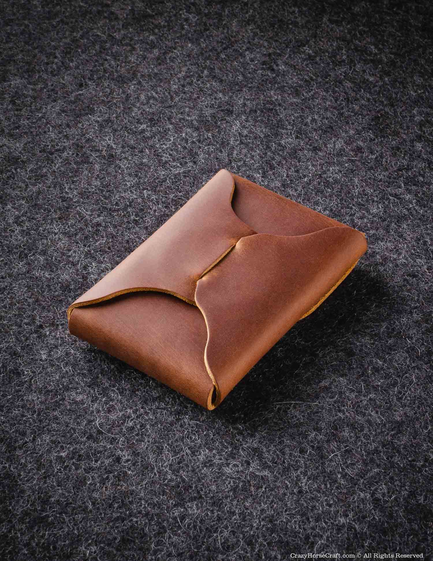 Crazy Horse Leather Slim Card Holder