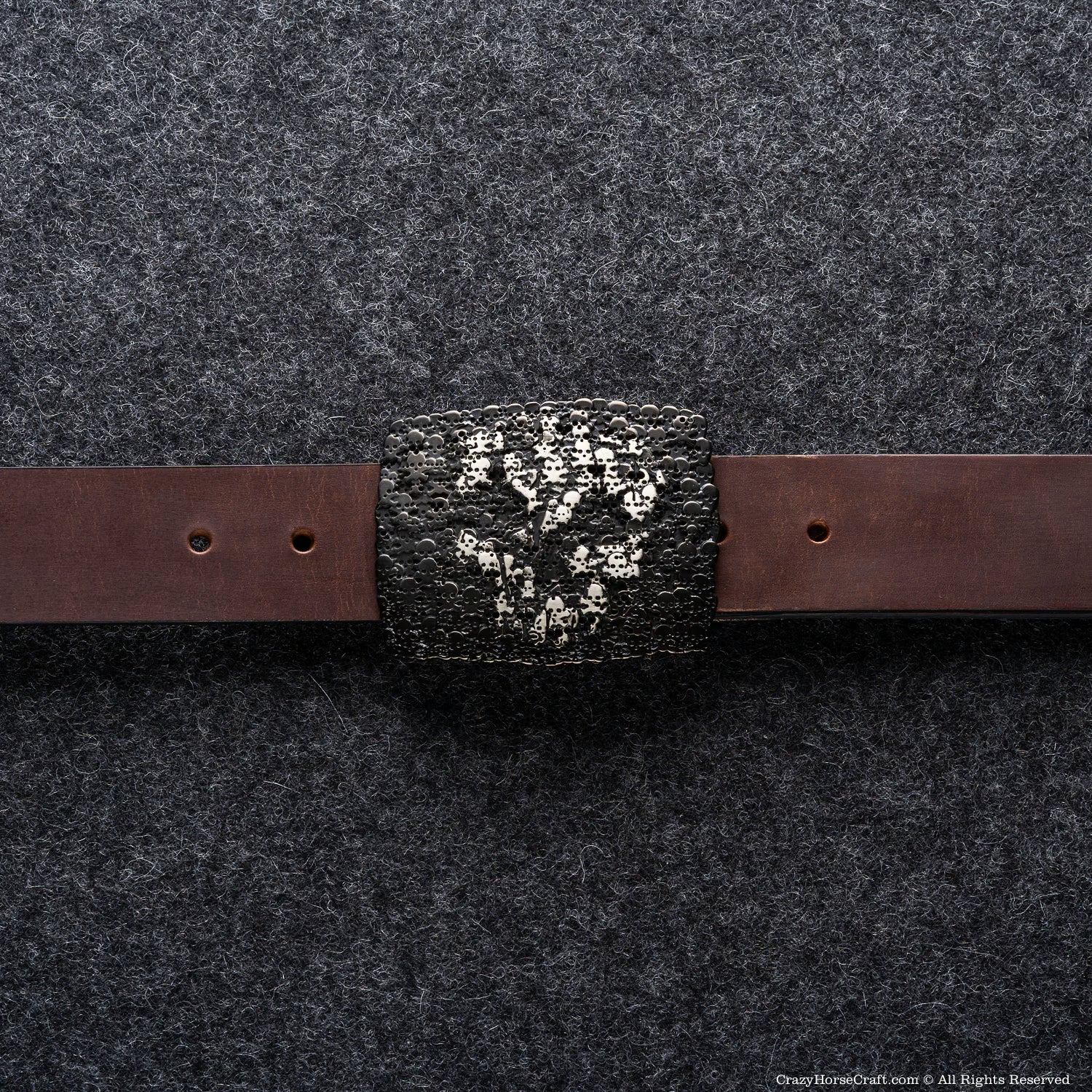 Vegetable Tanned Leather Belt | Classic Brown