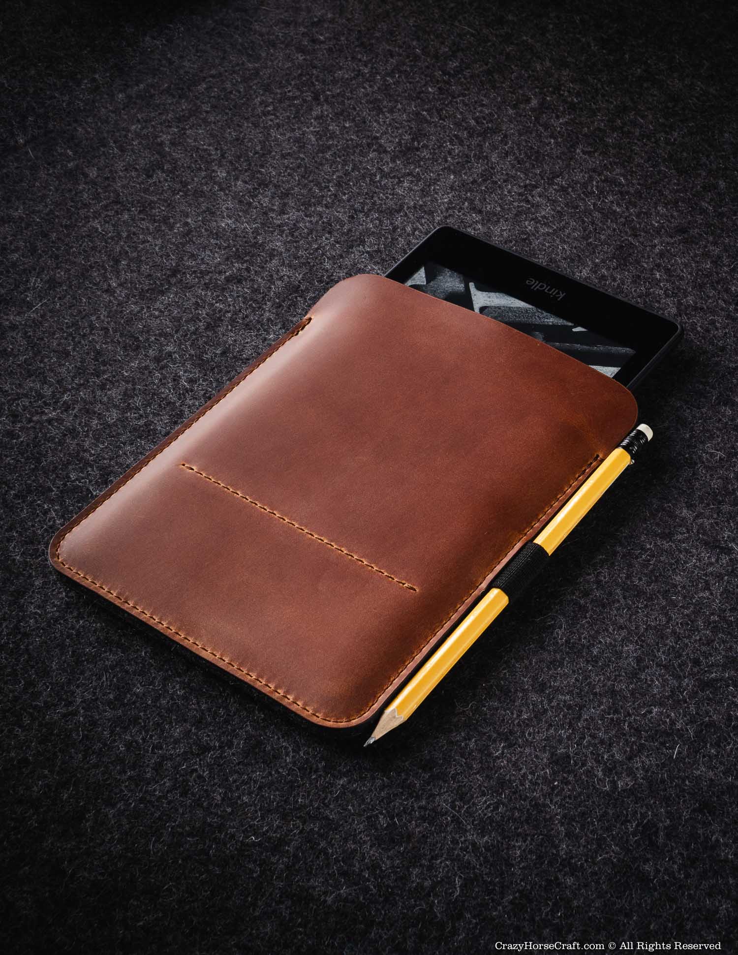Classic Leather & Felt Kindle Case / Sleeve