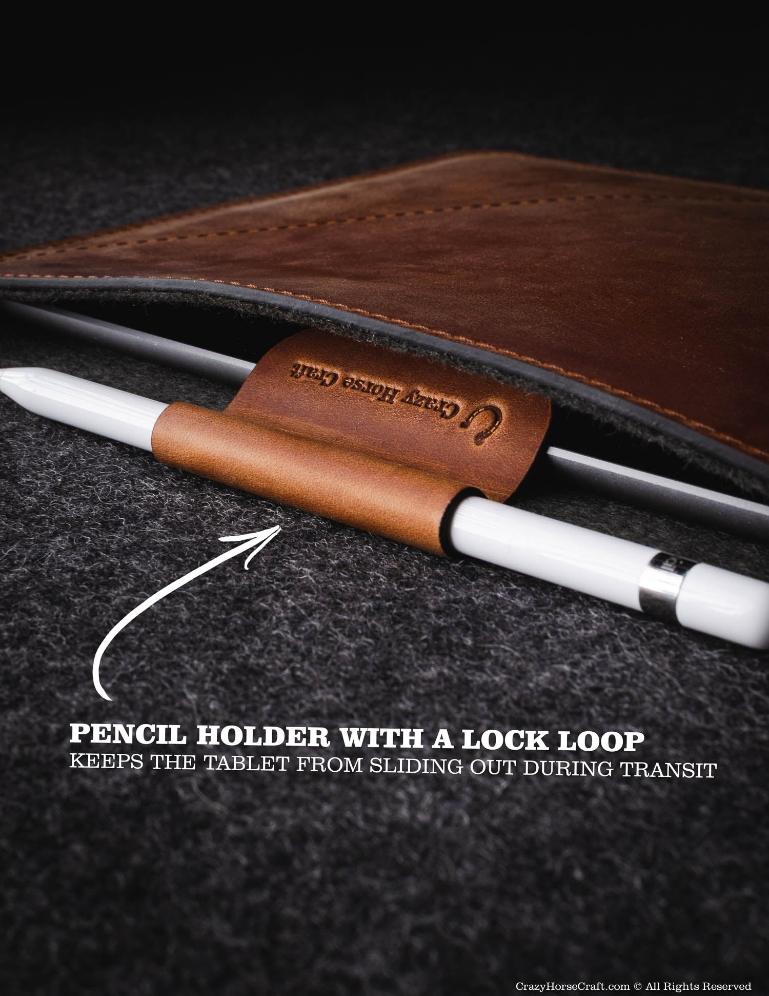 Classic Leather & Felt iPad Mini Case