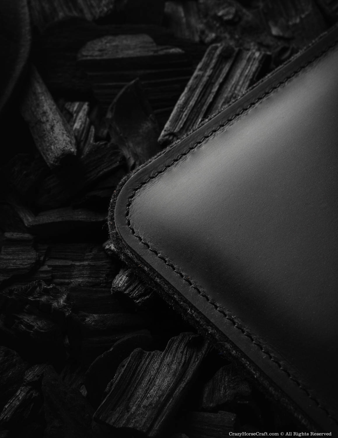 Leather MacBook Pro/Air sleeve, case | Carbon Black