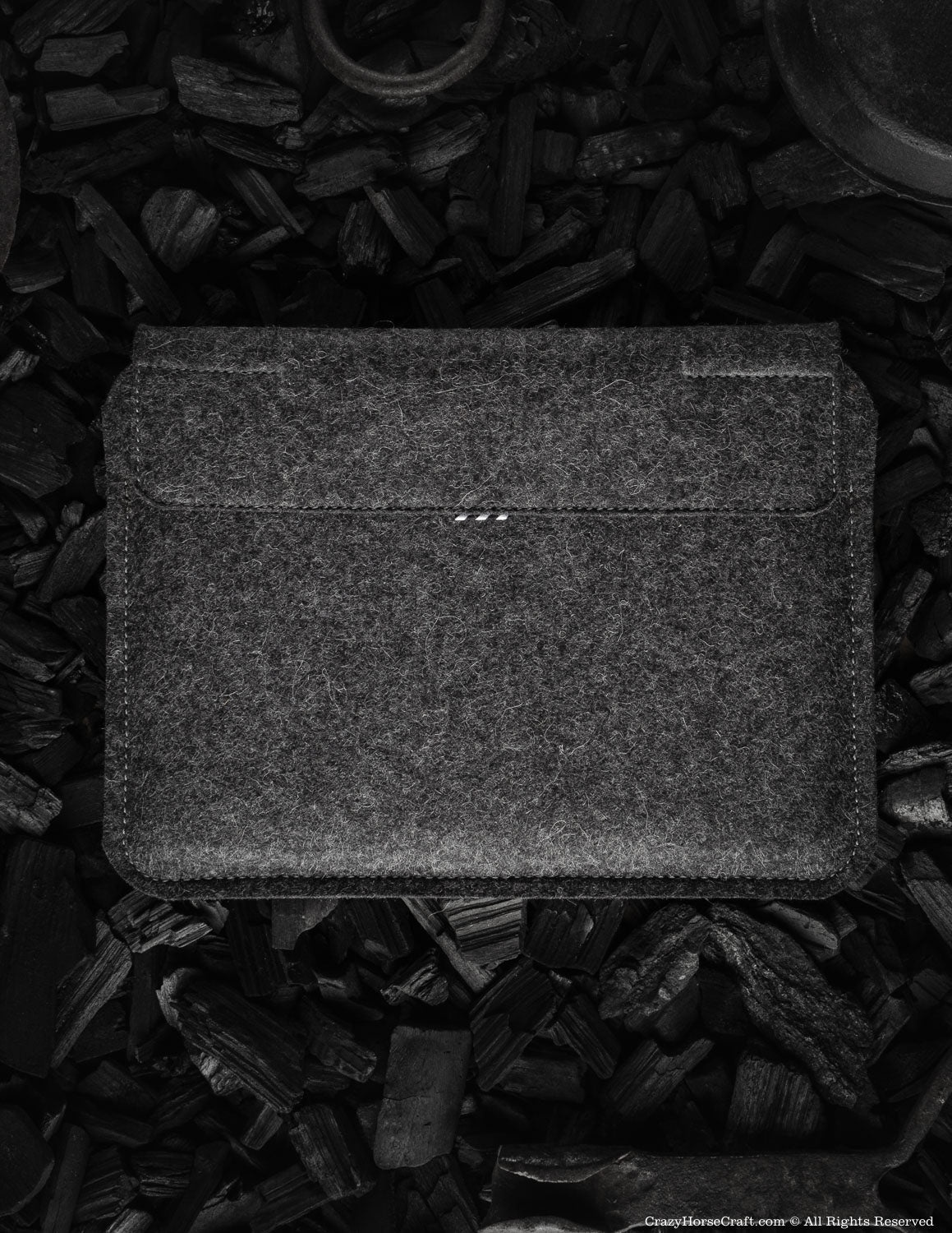 Leder iPad Pro/Air Tasche | Carbon Black