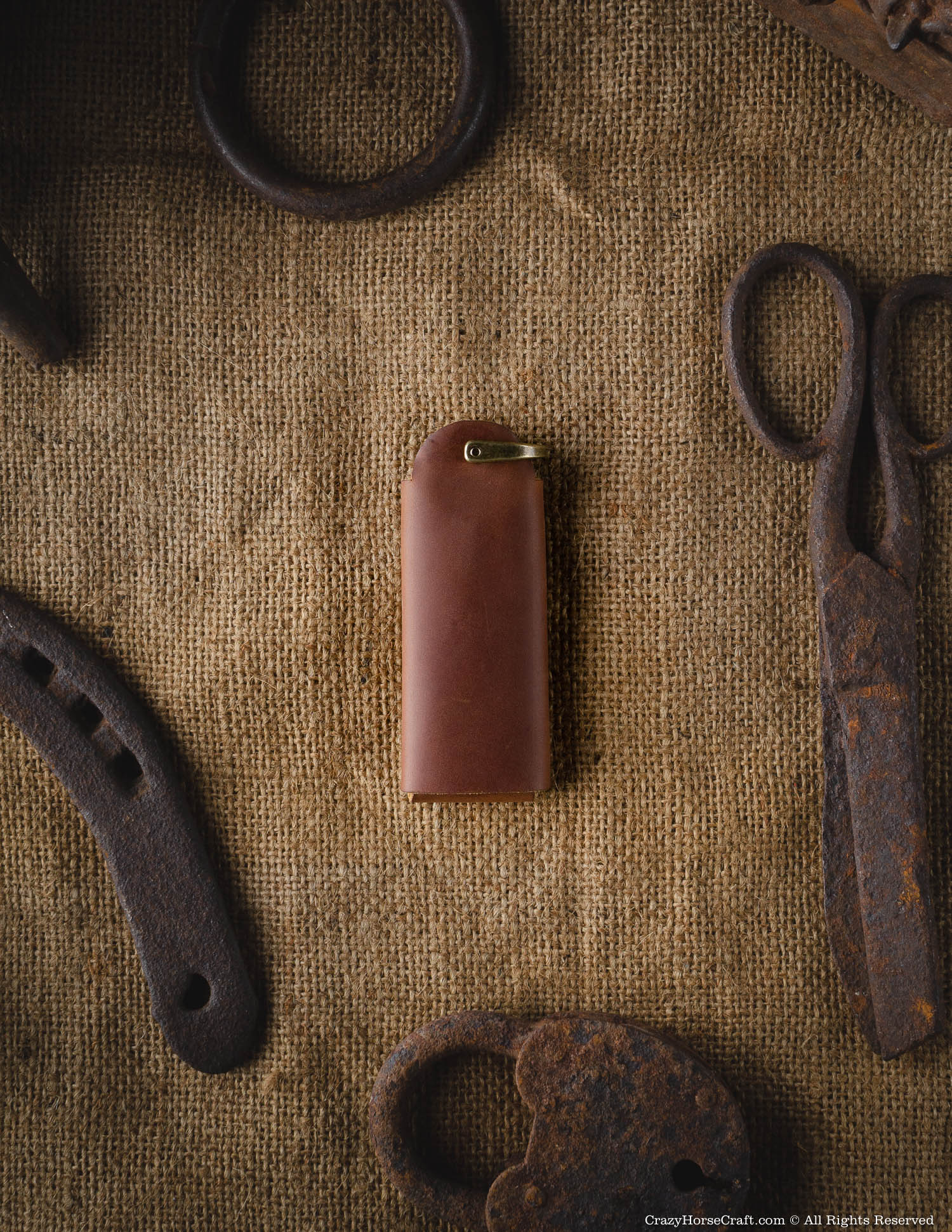 Minimalist Leather Key Organiser/Holder | Classic Brown