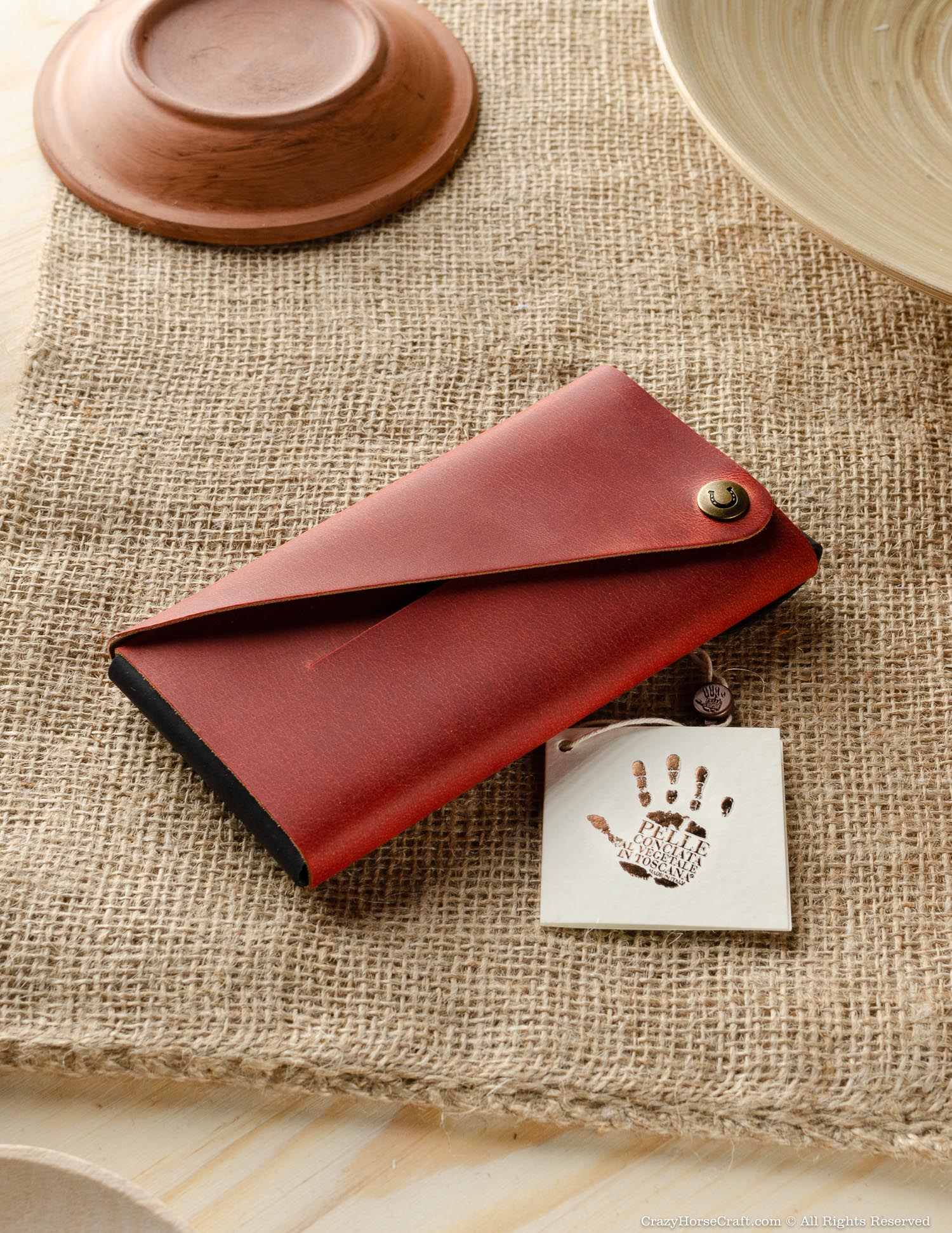 Minimalist Phone case wallet Fragola Red