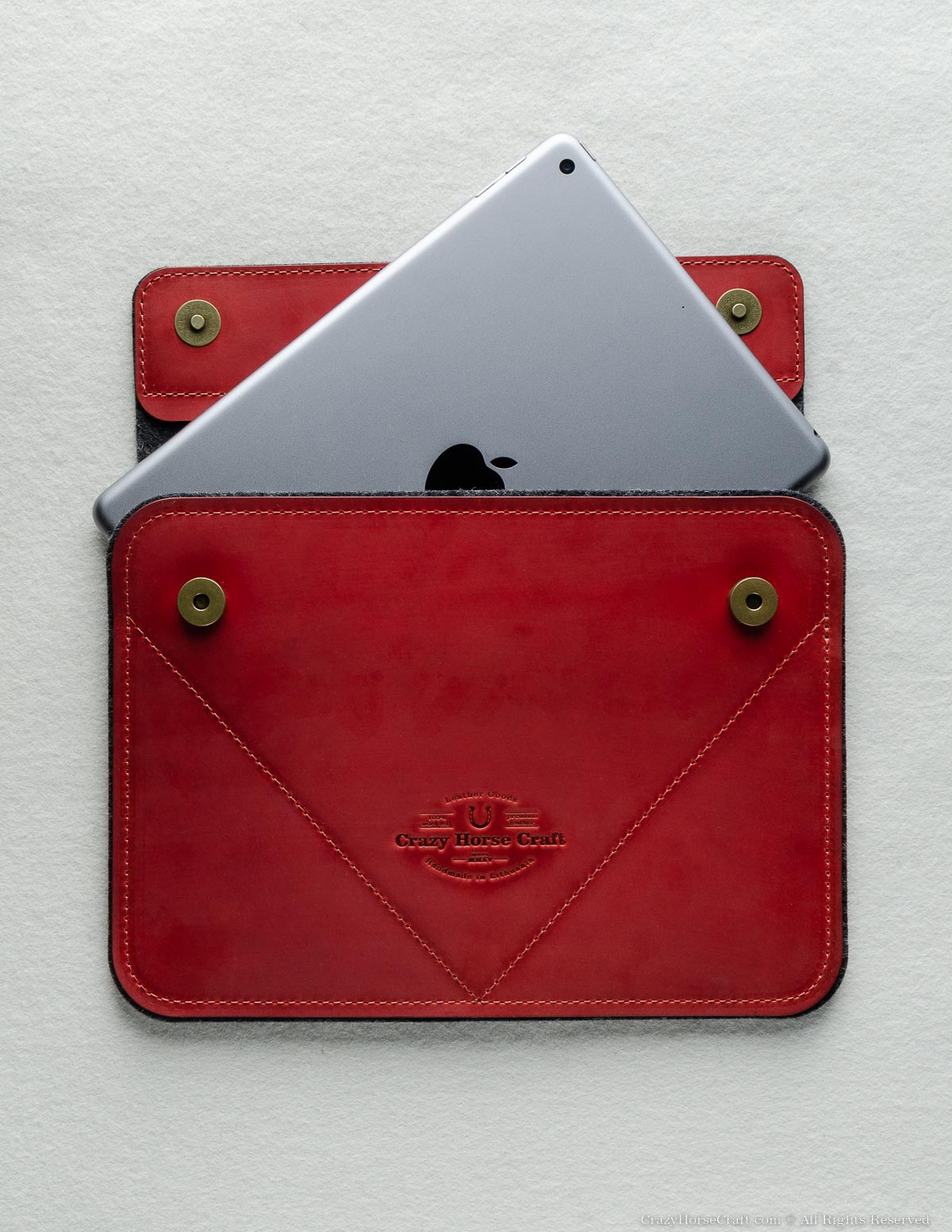 Leather iPad Pro/Air Case | Fragola Red