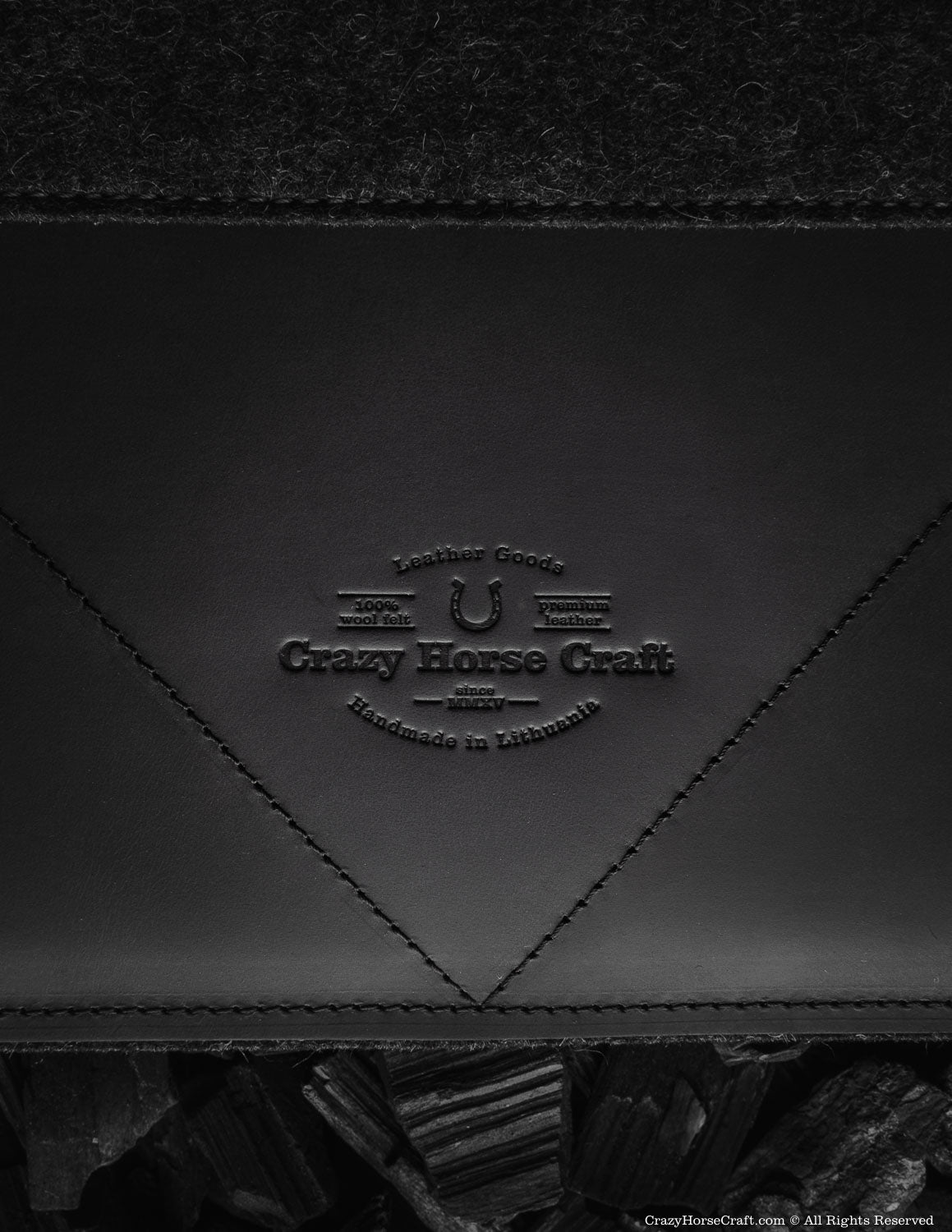 Leder iPad Pro/Air Tasche | Carbon Black