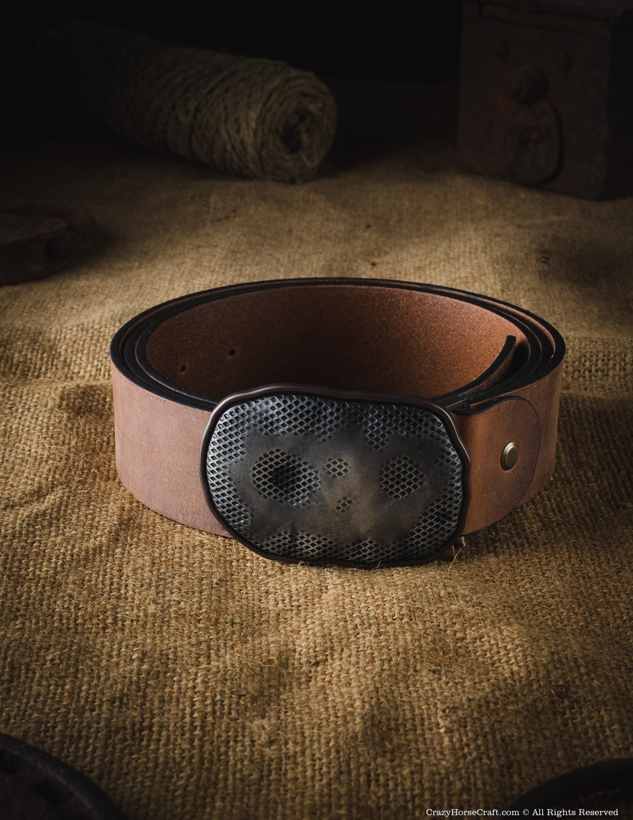 Vegetable Tanned Leather Belt | Classic Brown