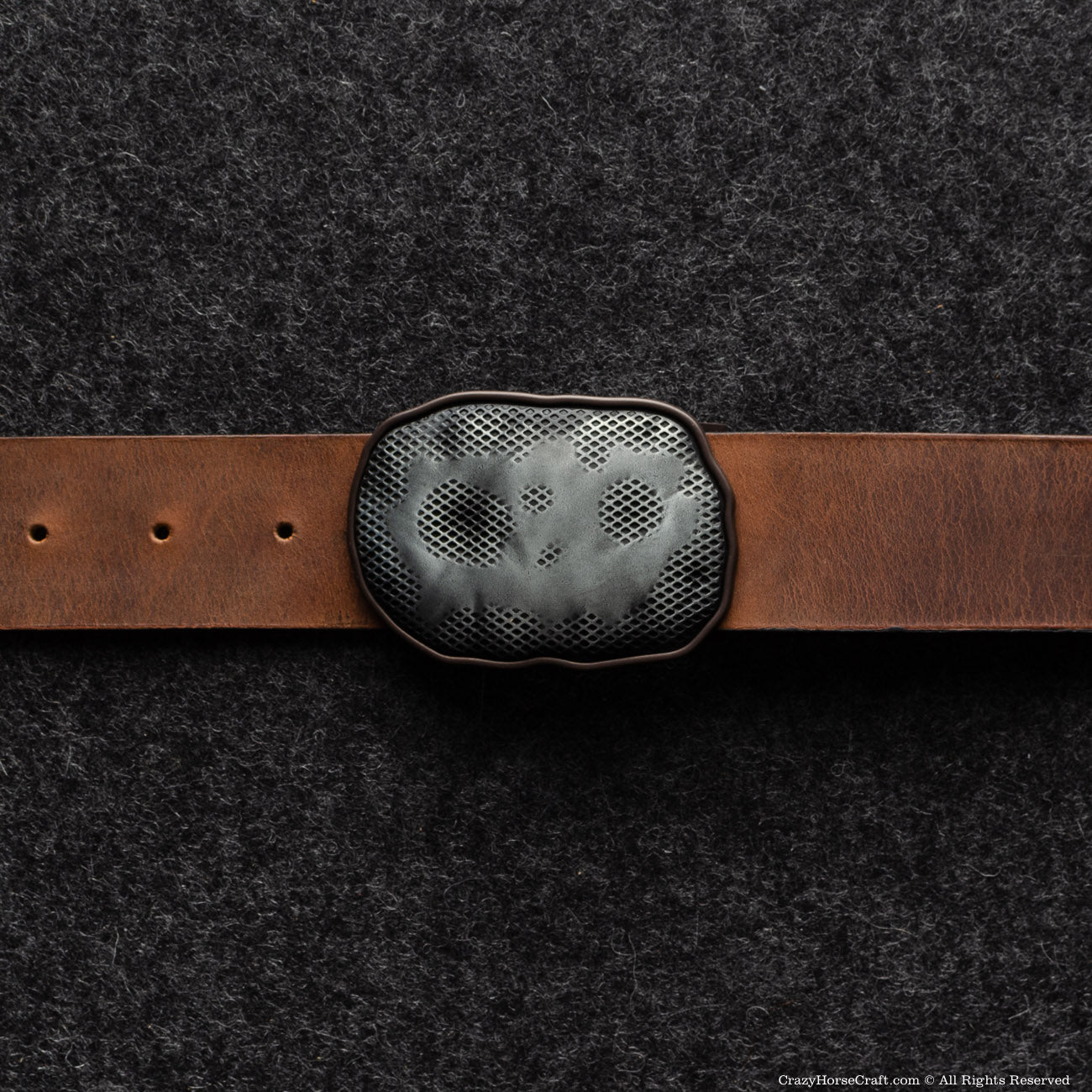 Vegetable Tanned Leather Belt | Classic Brown