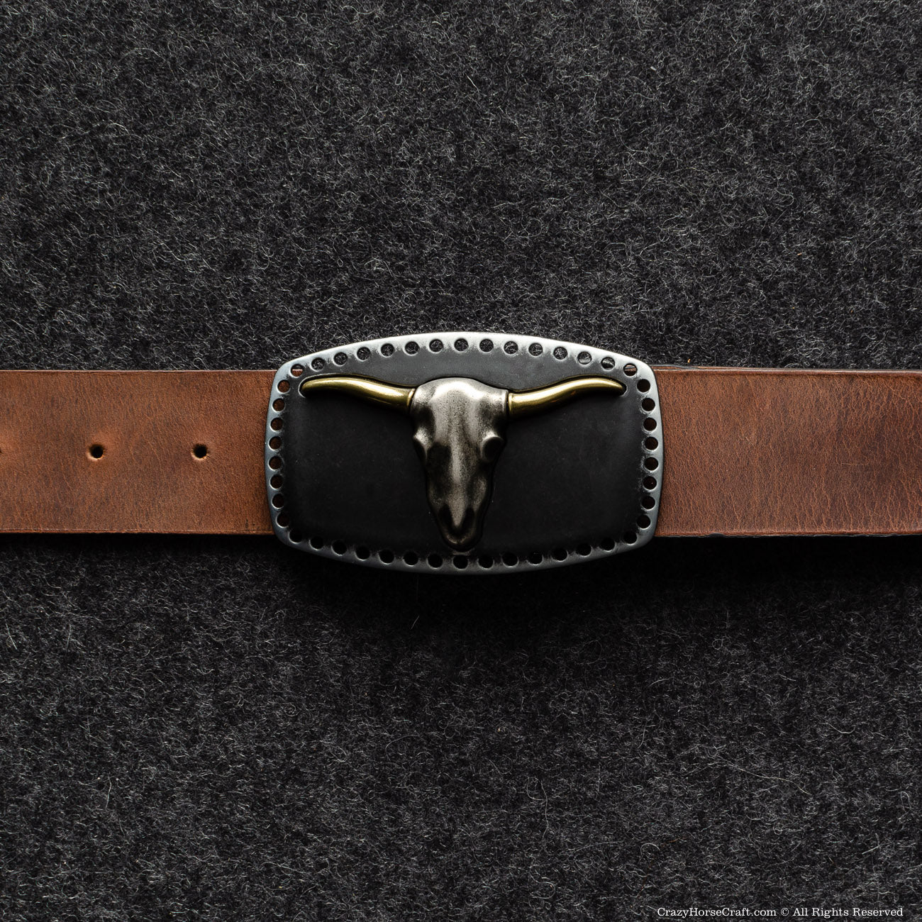 Vegetable Tanned Leather Belt | Classic Brown