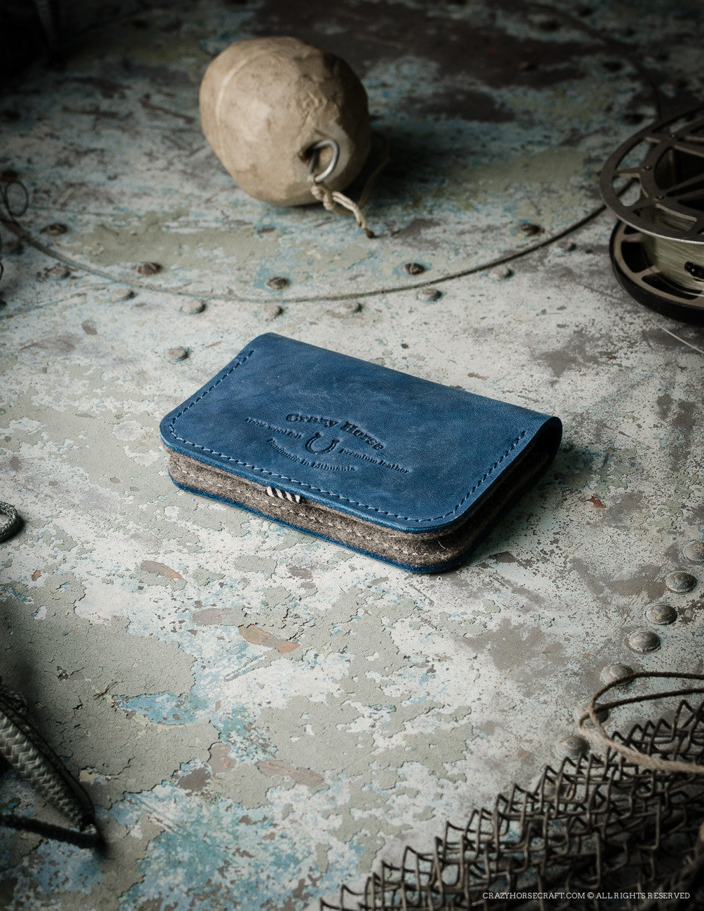 Leather Business & Credit Card Holder / Wallet | OceanBlue