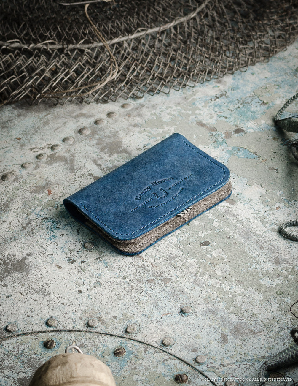 Leather Business & Credit Card Holder / Wallet | OceanBlue