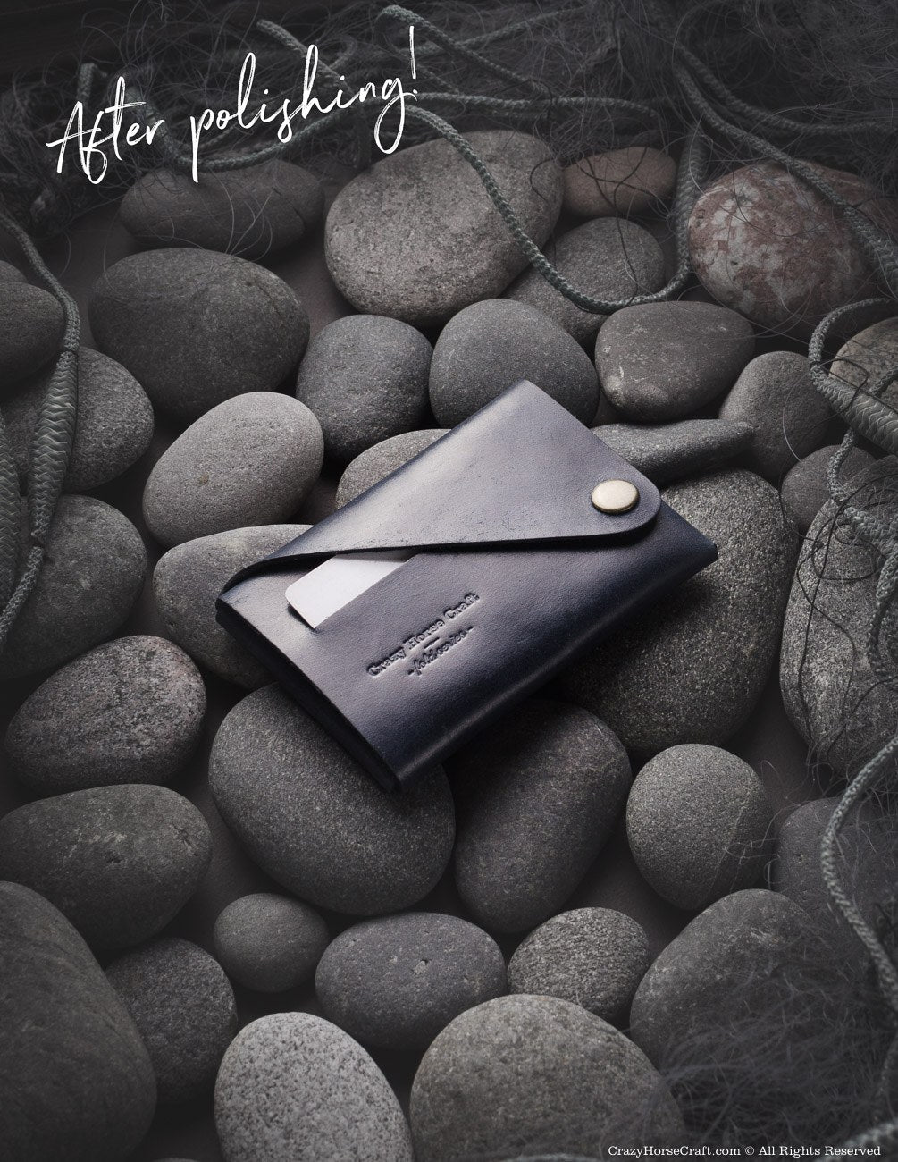 Minimalist blue wallet