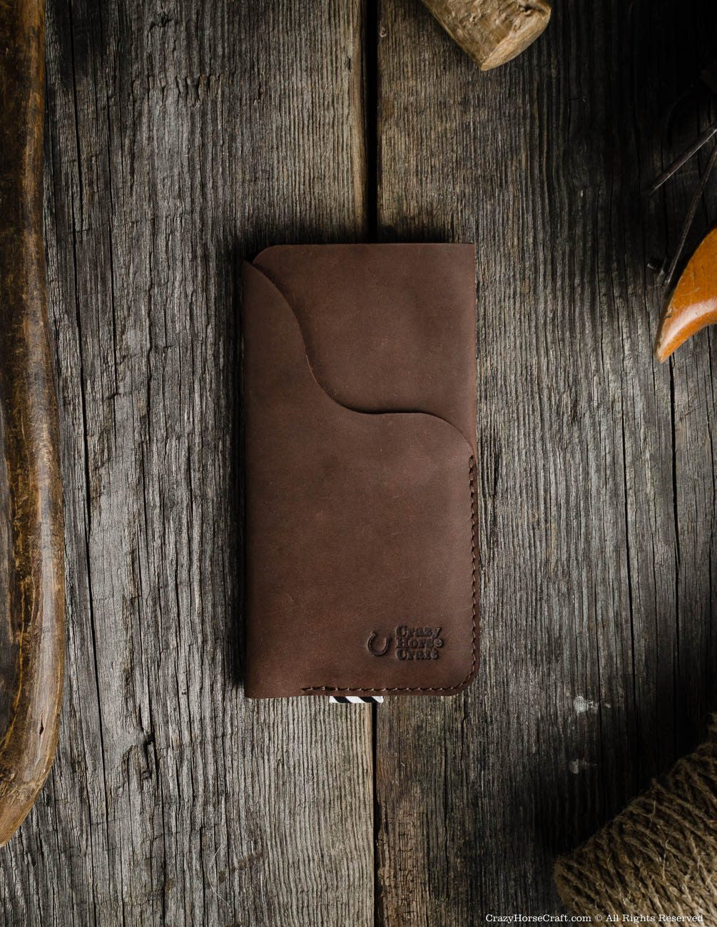 Leather Card Pocket iPhone Case
