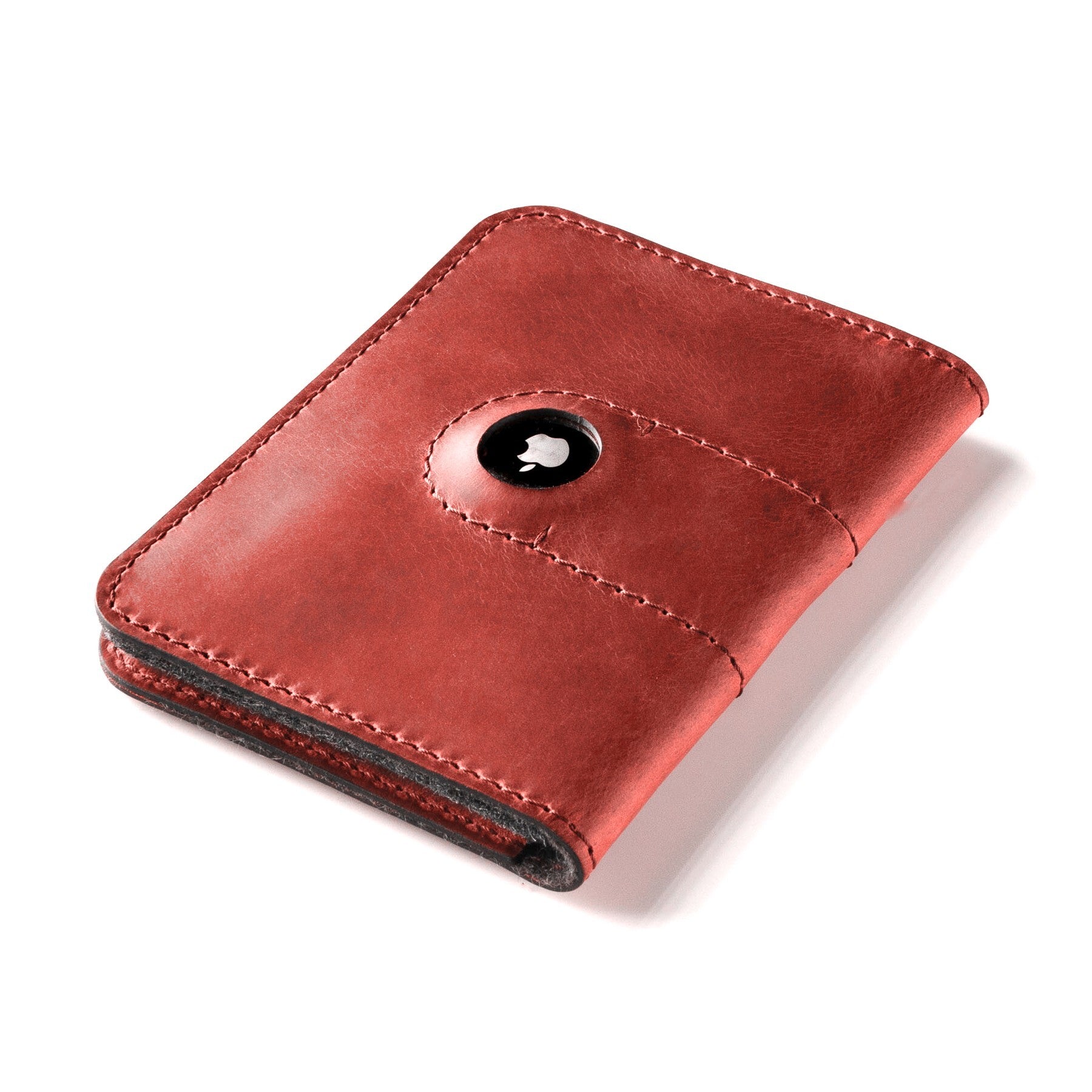 #color of the leather_fragola red