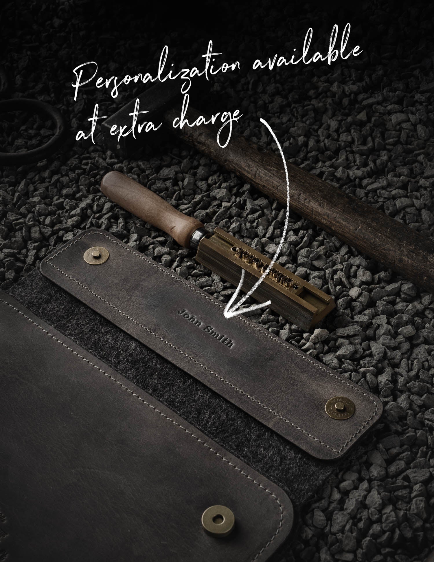 Leder iPad Pro/Air Tasche | Stone Grey