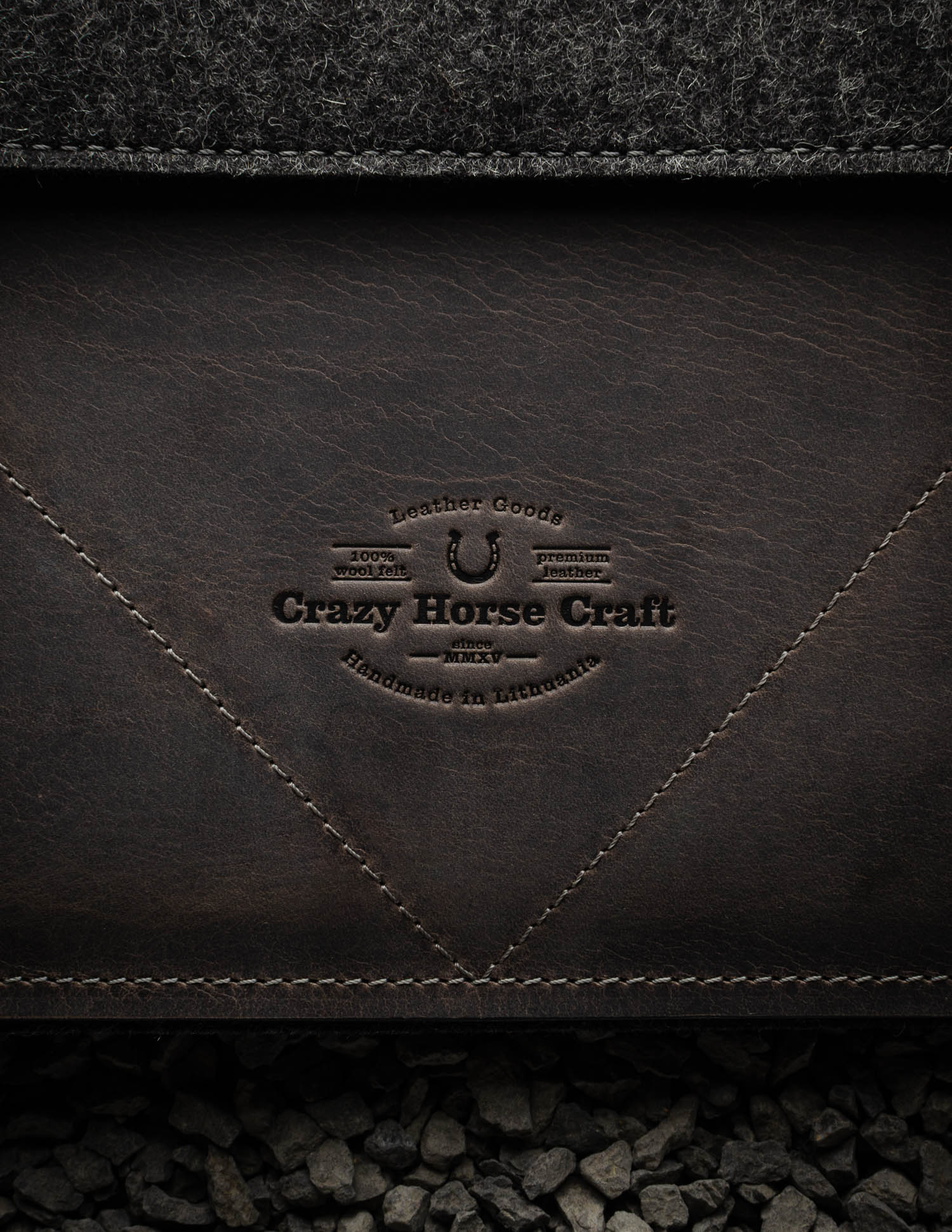 Leder iPad Pro/Air Tasche | Stone Grey