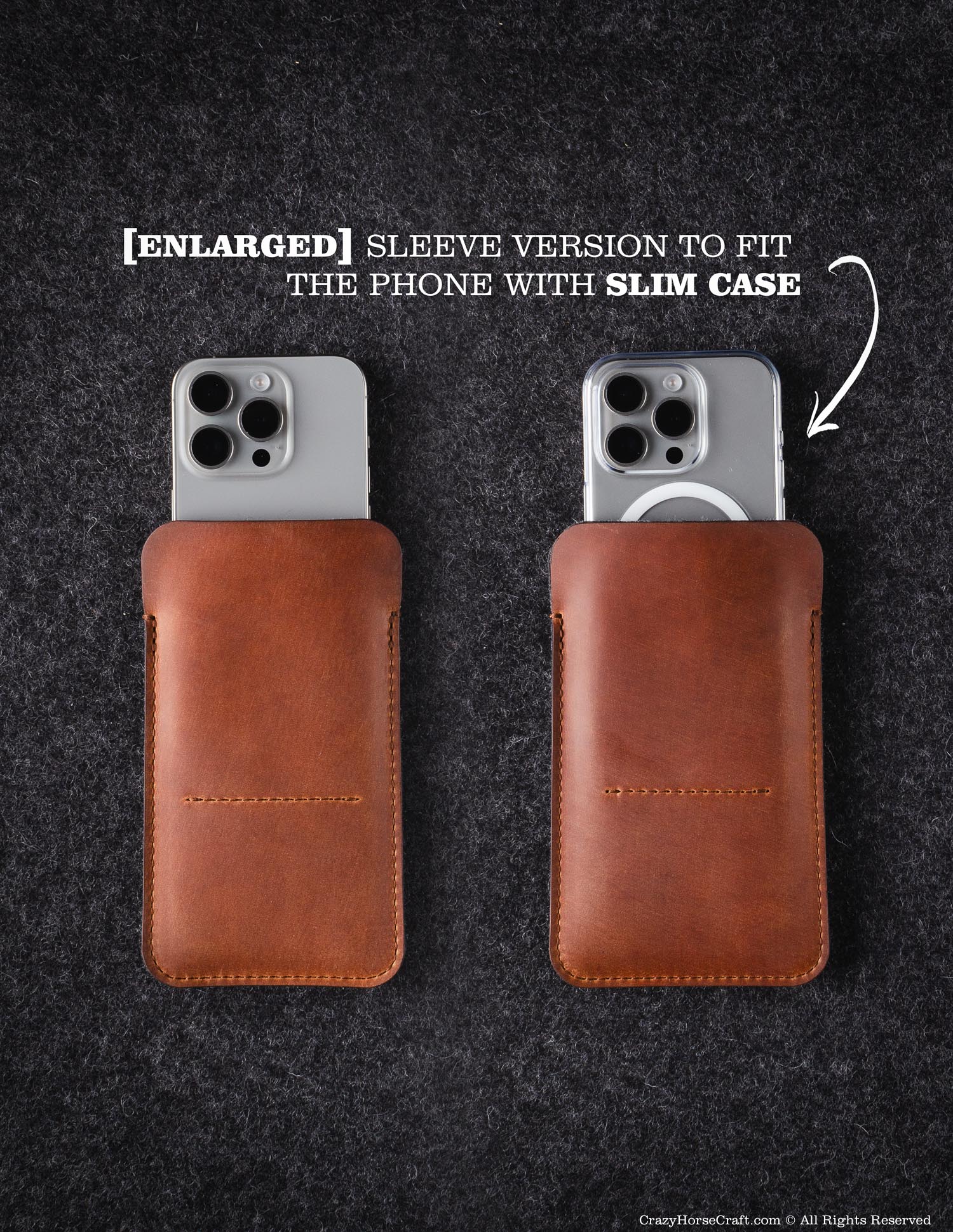 Classic Leather & Felt Samsung Case