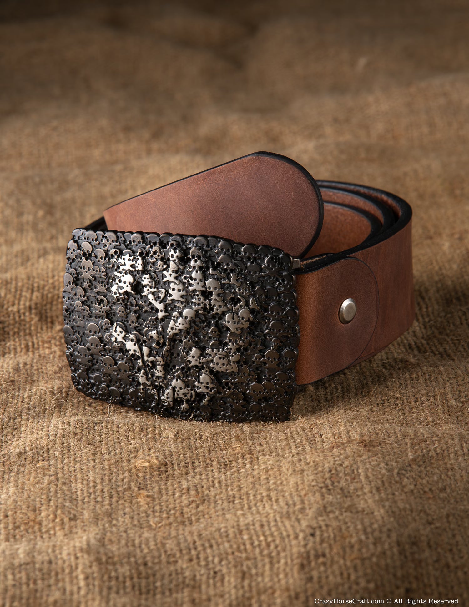 Vegetable Tanned Leather Belt | Classic Brown