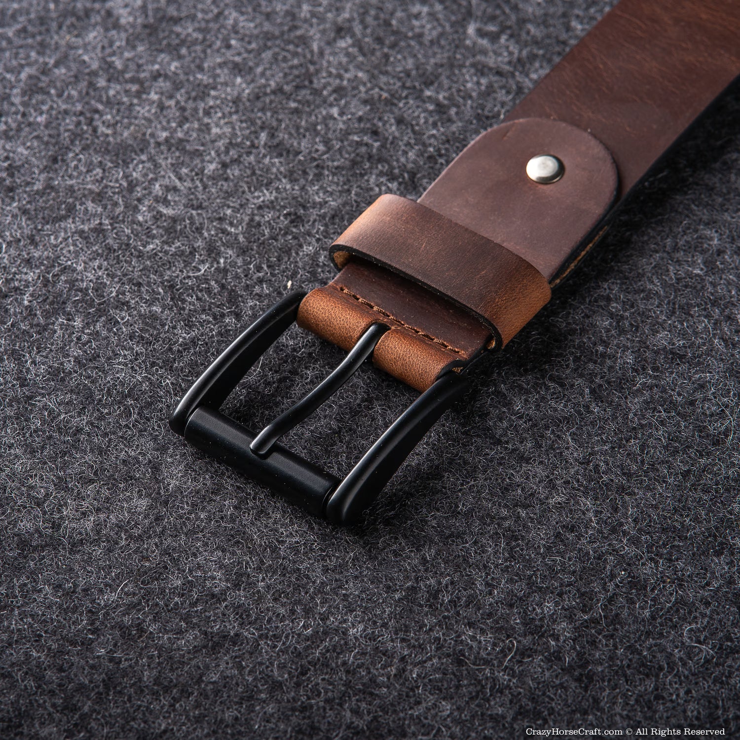 Pflanzlich gegerbter Ledergürtel | Classic Brown