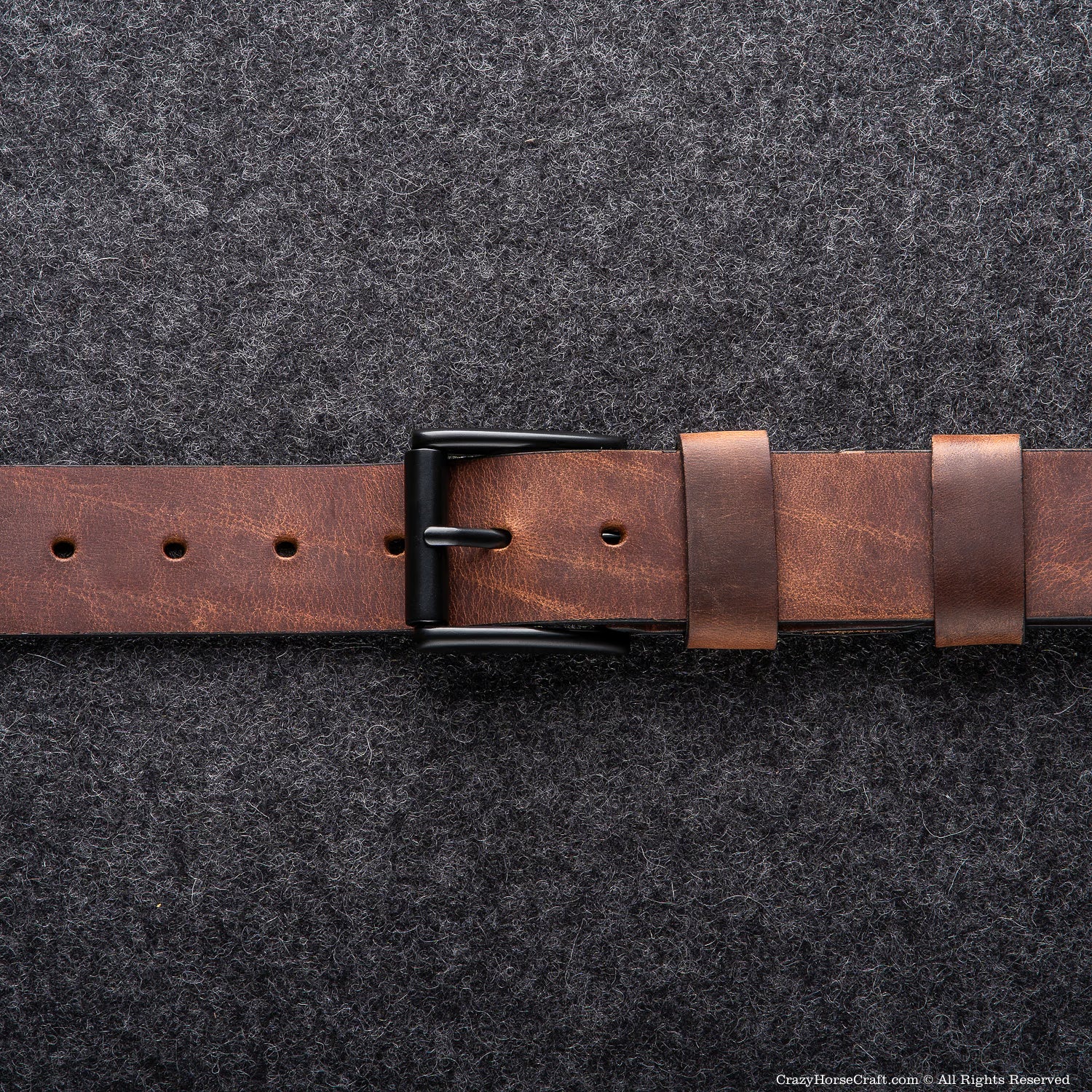 Pflanzlich gegerbter Ledergürtel | Classic Brown