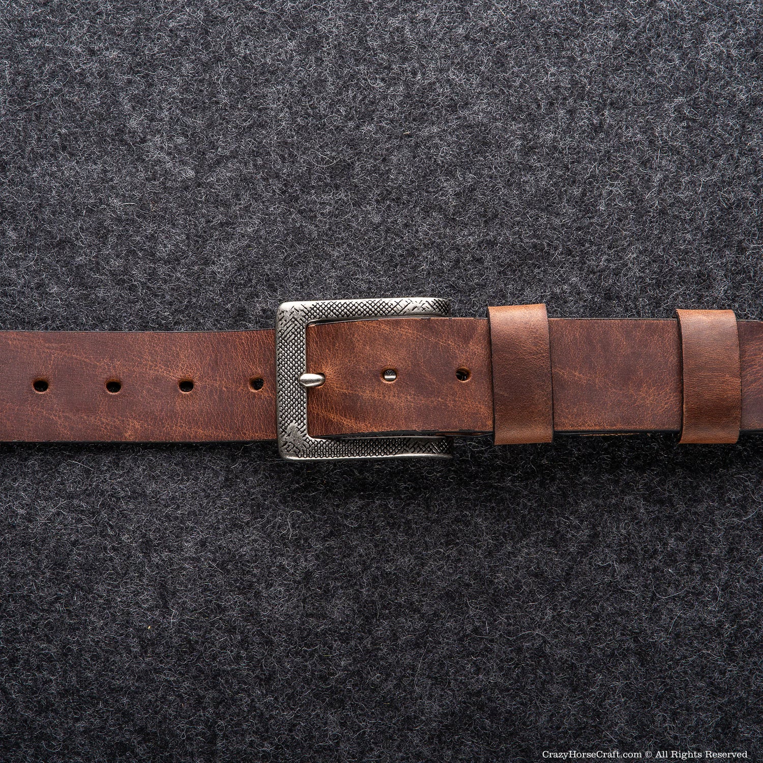 Pflanzlich gegerbter Ledergürtel | Classic Brown