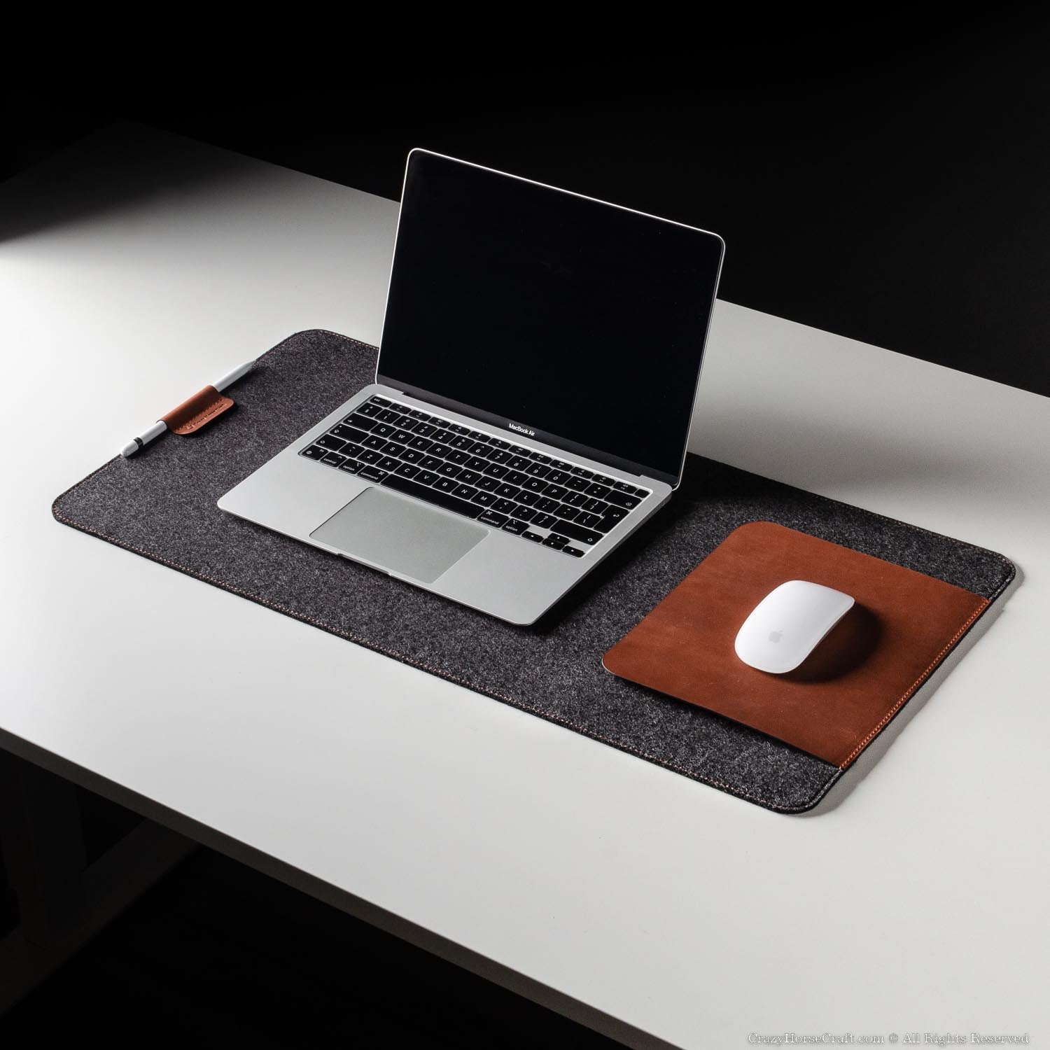 Desk Pad Made of Wool Felt Desk Mat for Office and Home Office
