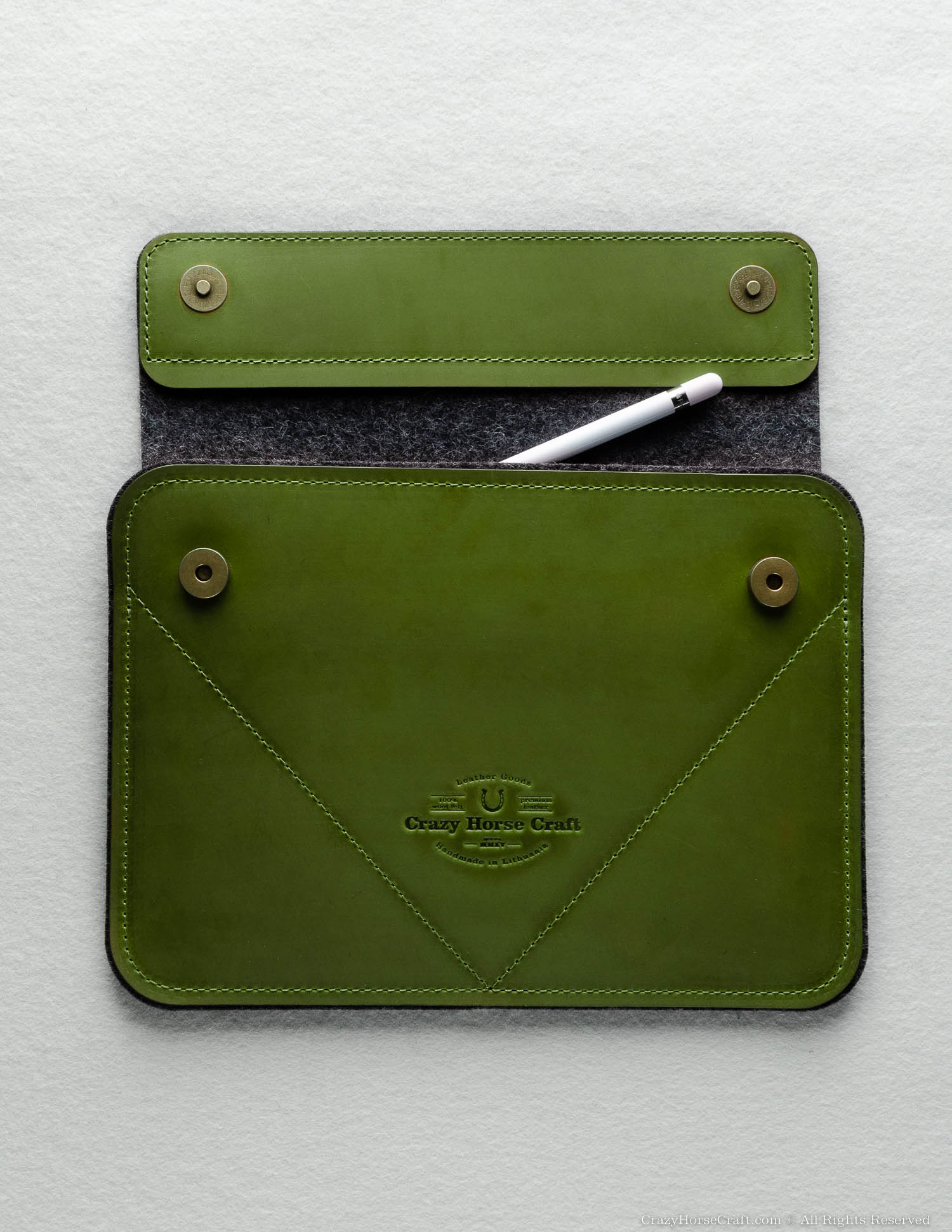 Leather iPad Pro/Air Case | Alpine Green