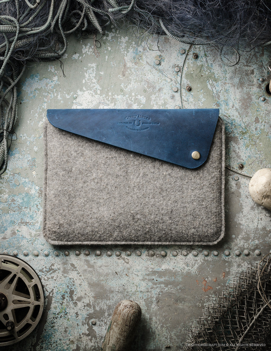 Felt MacBook/iPad case | OceanBlue