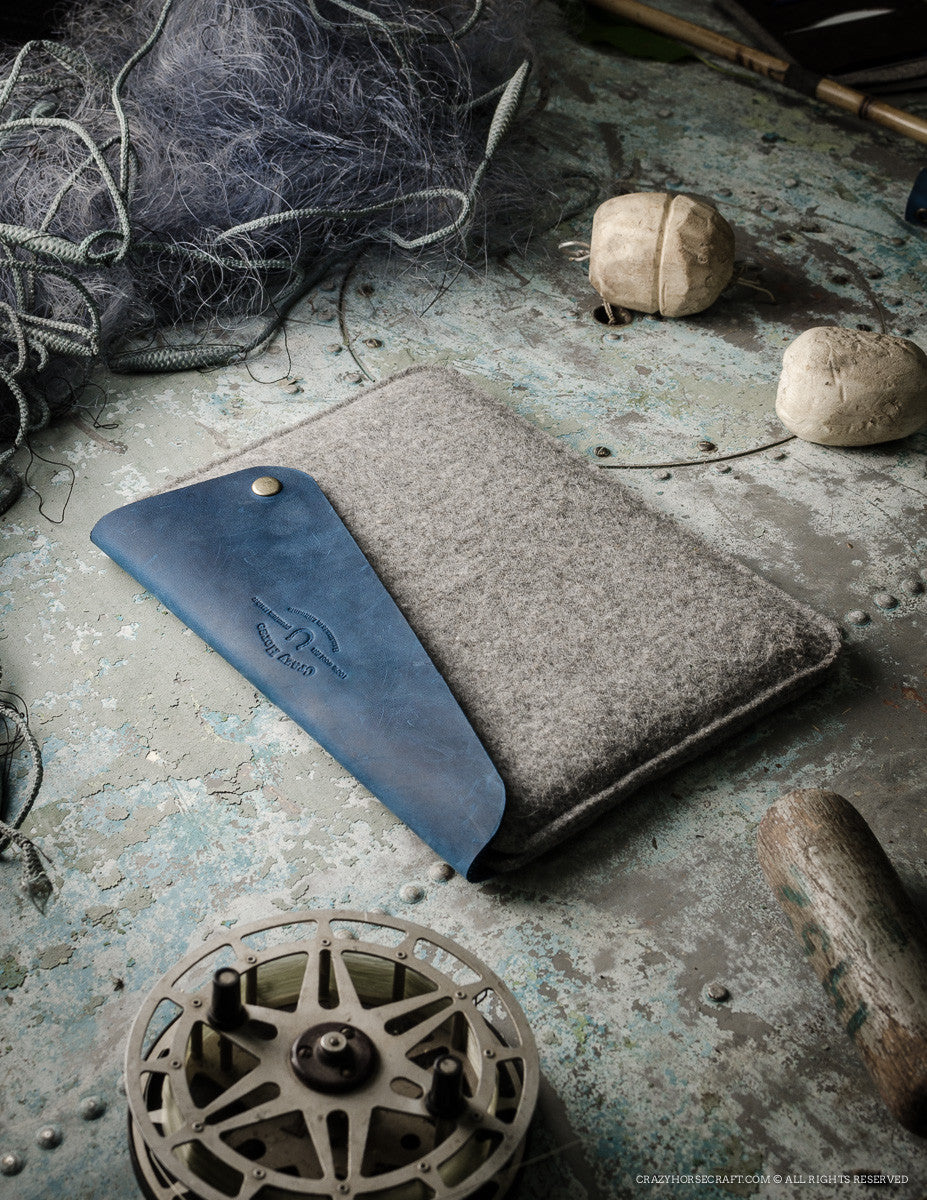 Felt MacBook/iPad case | OceanBlue