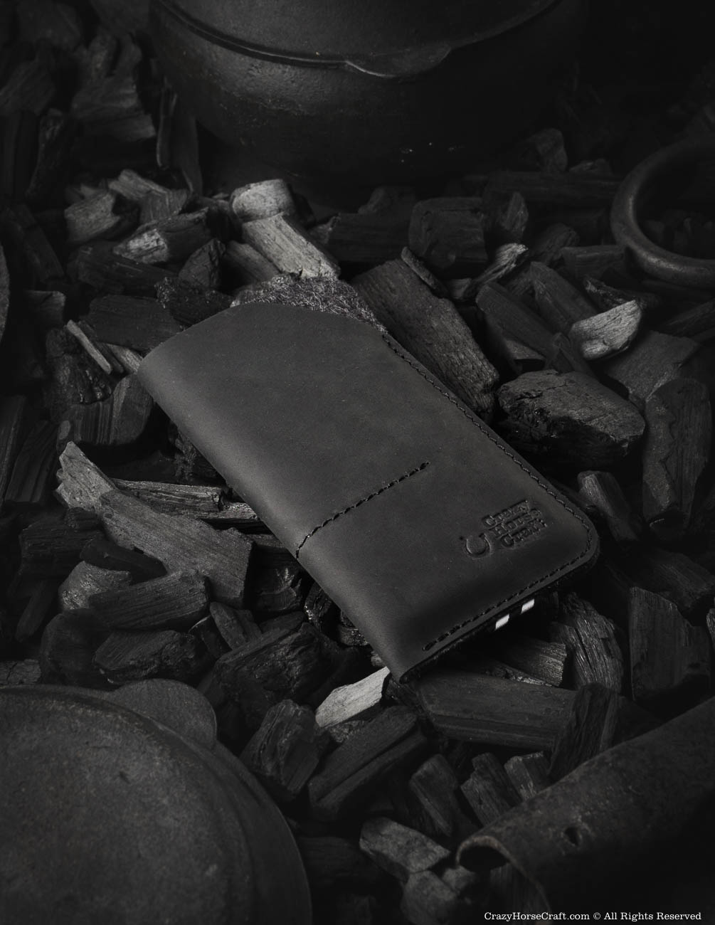 Leather iphone X case sleeve, Black, felt, side, crazy horse leather iPhone Xs case, iPhone Xr sleeve, iPhone Xs Max case