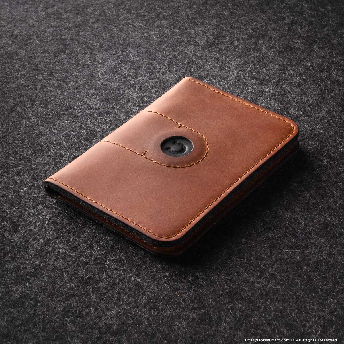 Classic Passport Cover in Genuine Leather Brown