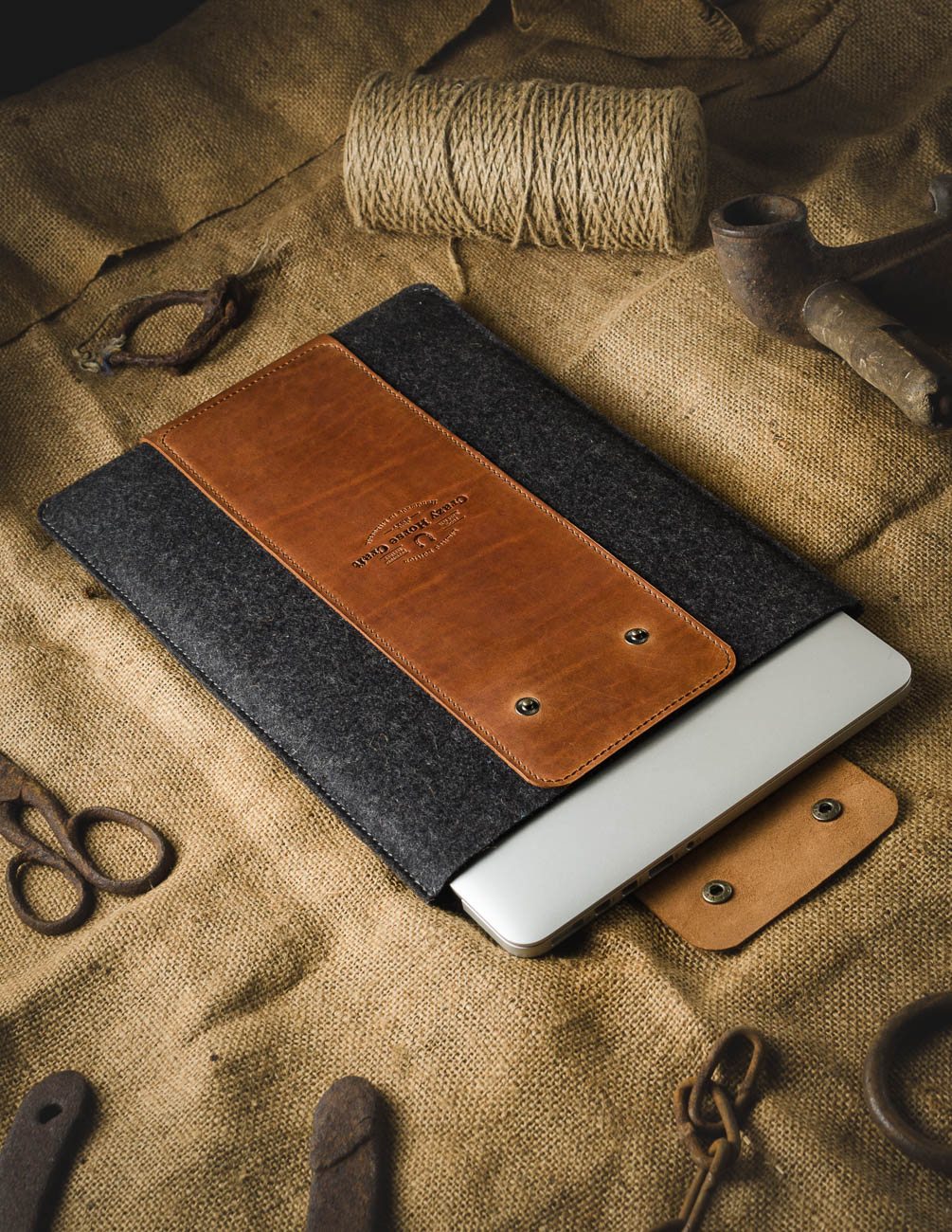 leather macbook pro 2018 13 sleeve case leather