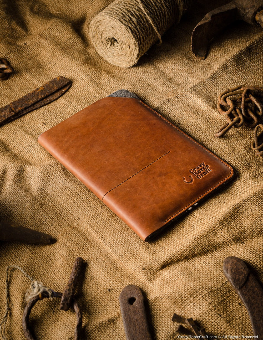 Leather iPad cases and sleeves