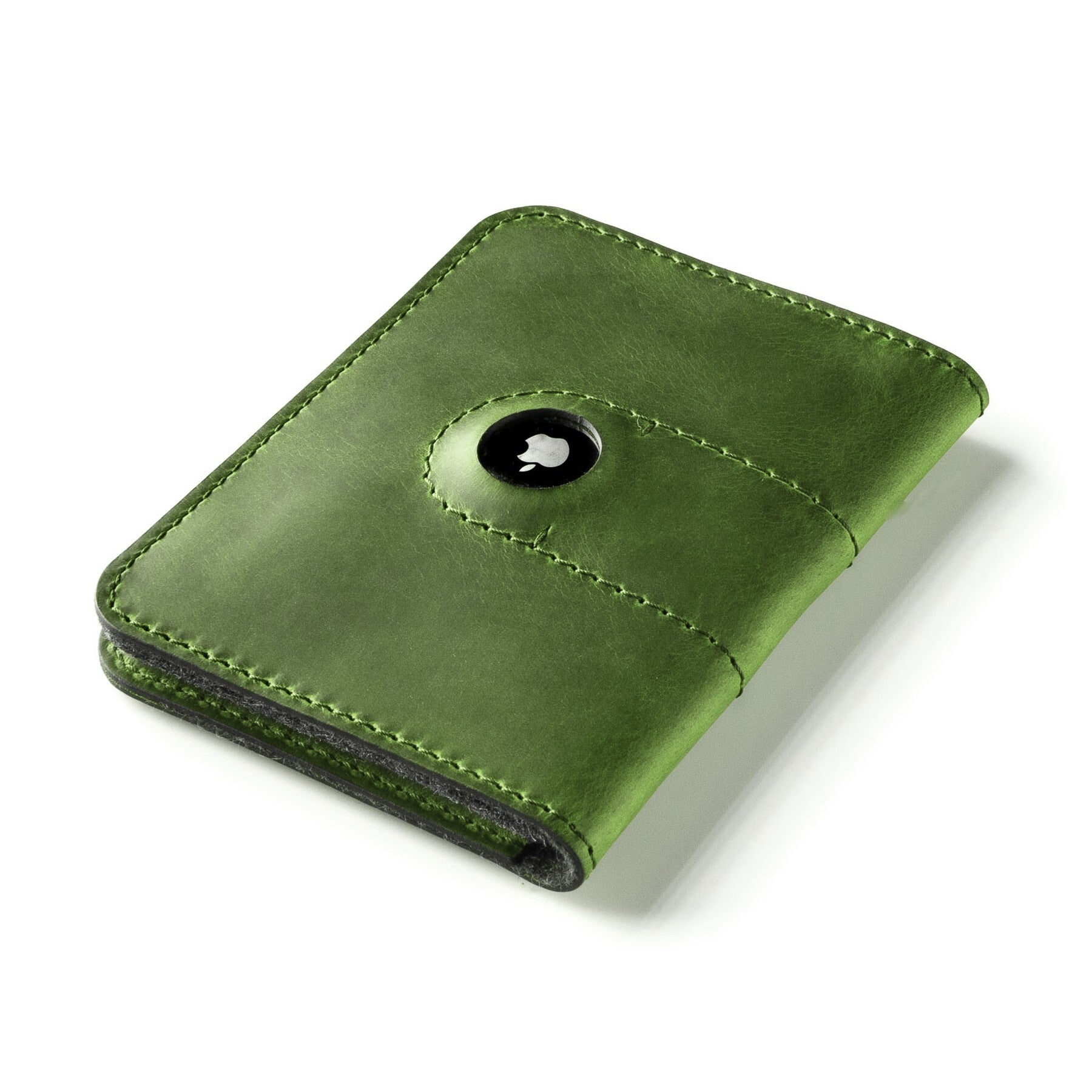 Veg-Tanned Leather AirTag Passport Wallet / Case