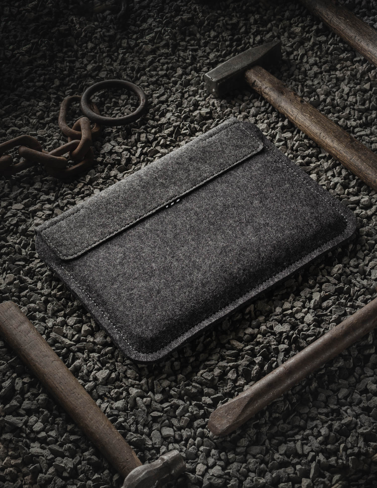 Leather iPad Pro/Air Case | Stone Grey